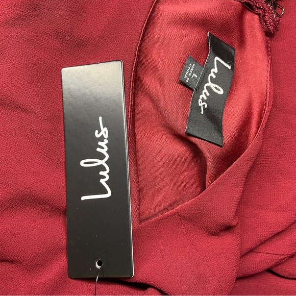 NEW Lulu’s Large Cutout Bohemian Rhapsody High Low Dress Maxi Gown - Picture 7 of 9